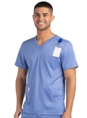 Matrix 3 Pocket V Neck Scrub Top - Men - Ceil Blue