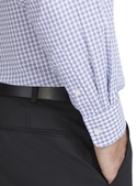 Blue/White Double Check Tailored Shirt - Men