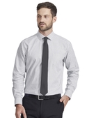 Black/White Double Check Tailored Shirt - Men