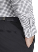 Black/White Double Check Tailored Shirt - Men