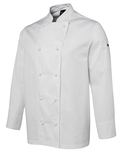 Long Sleeve Polycotton Chef Jacket - Unisex