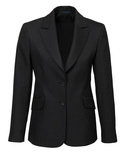 Longerline Jacket - Cool Stretch BIZ Corporates - Black