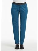 Matrix Elastic Waistband Jogger Scrub Pants - Women - Caribbean Blue