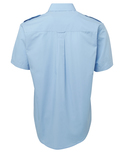 Epaulette Uniform Shirt - Short Sleeve - Rear View
