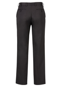 Single Pleat Trousers - Polyester/Bamboo Cool Stretch - Men - Back View