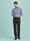 Single Pleat Trousers - Polyester/Bamboo Cool Stretch - Men