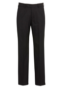 Plain Front Pant - Polyester/Bamboo Cool Stretch - Men - Black