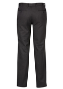 Plain Front Pant - Polyester/Bamboo Cool Stretch - Men - Back View