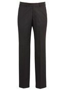 Plain Front Pant - Polyester/Bamboo Cool Stretch - Men - Charcoal