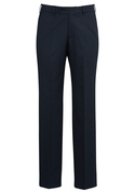 Plain Front Pant - Polyester/Bamboo Cool Stretch - Men - Navy