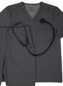 Matrix Pro Contrast Piping V-Neck Scrub Top - Men