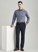 Plain Front Pants - Wool Stretch - Men