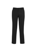 Slimline Polyester/Wool Pant - Men - Black