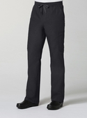 Red Panda Full Elastic 10-Pocket Cargo Scrub Pant - Men - Black