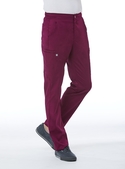 Matrix Half Elastic Waistband Cargo Scrub Pant - Men - Wine