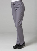 Red Panda Full Elastic Cargo Scrub Pant - Women - Pewter