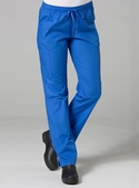 Red Panda Full Elastic Cargo Scrub Pant - Women - Royal Blue