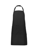 Barley Bib Apron - Recycled Polyester - Black
