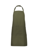 Barley Bib Apron - Recycled Polyester - Olive