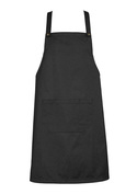 Urban Polycotton Bib Apron - Black