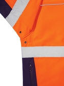 Taped Hi Vis Soft Shell Jacket - Ventilation