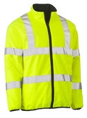 Taped Hi Vis Reversible Puffer Jacket - Yellow