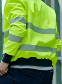 Taped Hi Vis Soft Shell Bomber Jacket