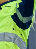 Taped Two Tone Hi Vis Soft Shell Jacket - Women - Ventilation