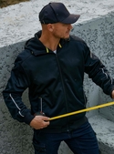 Work Fleece Zip-Front Hoodie With Sherpa Lining