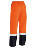 Taped Hi Vis Rain Shell Pants - Back