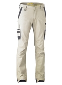 Flx & Move Stretch Utility Cargo Work Pants - Stone