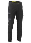 Flx & Move Stretch Cargo Cuffed Work Pants - Black
