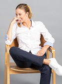 Bradford Fine Oxford Long Sleeve Shirt - Women