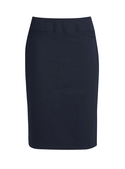 Classic Knee Length Skirt - Women - Navy