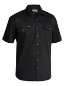 Original Cotton Drill Shirt - Short Sleeve - Black