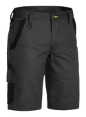 Flx & Move Stretch Cargo Work Shorts - Men - Charcoal