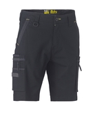 Flx & Move Stretch Utility Zip Cargo Work Shorts - Men - Black