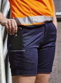 Stretch Cotton Drill Work Shorts - Women