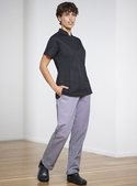 Alfresco Recycled Polyester Short Sleeve Chef Jacket - Women
