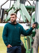 Tasman 36.6 Zip and Collar Sweater - MKM logo