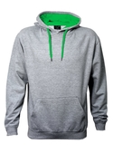 Got Colour Hoodie - Youth - Grey Marle/Kelly Green