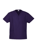 Classic Polycotton Scrubs Top - Unisex - Purple