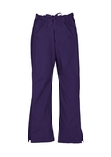 Bootleg Scrub Pants - Women - Purple