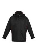 Core Fleece Lined Showerproof Jacket - Black/Red