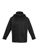 Core Fleece Lined Showerproof Jacket - Black/White