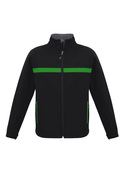 Charger BIZ TECH Soft Shell Jacket - Unisex - Black/Green/Grey