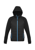 Stealth Hoodie Jacket - Men - Black/Cyan