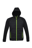 Stealth Hoodie Jacket - Men - Black/Lime