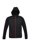 Stealth Hoodie Jacket - Men - Black/Red