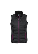 Stealth Quilted Vest - Women - Black/Magenta